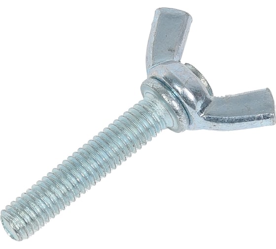 Изображение товара Барашковый винт ZAMETAL М6x30, DIN 316, оц., уп. 100 шт. ZA102057