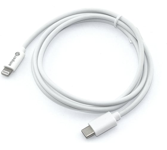 Изображение товара Кабель для зарядки Amperin Type C - Lightning 1m белый (YDS-C-CL) 099398