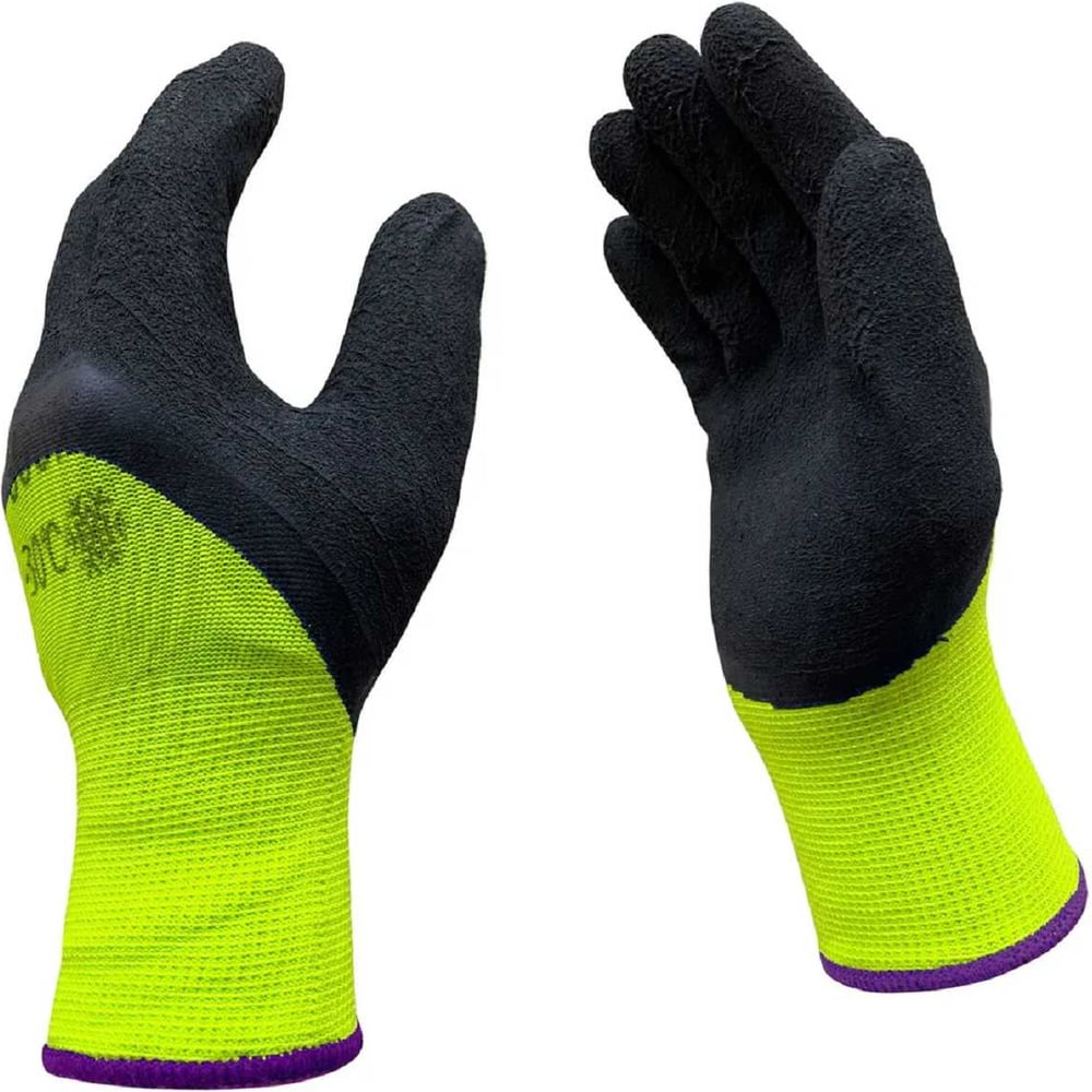 Изображение товара Утепленные перчатки Master-Pro ХАНТЫ махровые с латексным покрытием 10 размер