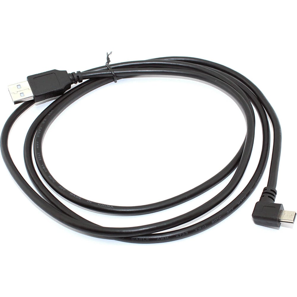 Кабель Amperin USB Type A на Mini USB угол вправо 1,5 м 97542