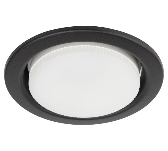 Изображение товара Встраиваемый светильник ЭРА под лампу GX53 KL35 SBK (к) Set 10 с термокольцом черный матовый комплект 10 шт. Б0071343