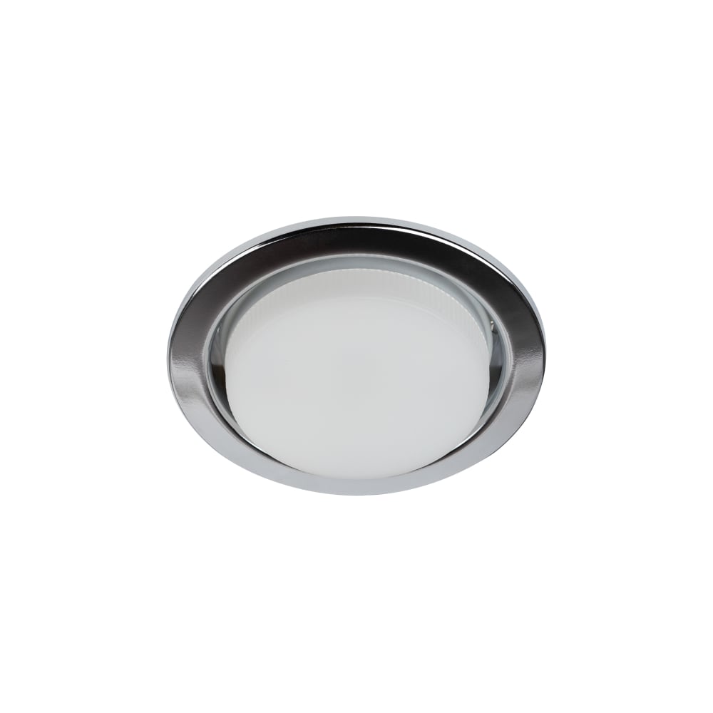 Изображение товара Встраиваемый светильник ЭРА GX53 KL35 CН /1 комплект 10 хром для натяжных потолков