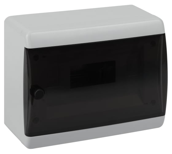 Изображение товара Корпус пластиковый навесной ЭРА COMFORT ЩРН-П-8 IP41 прозрачная крышка белый Б0067224