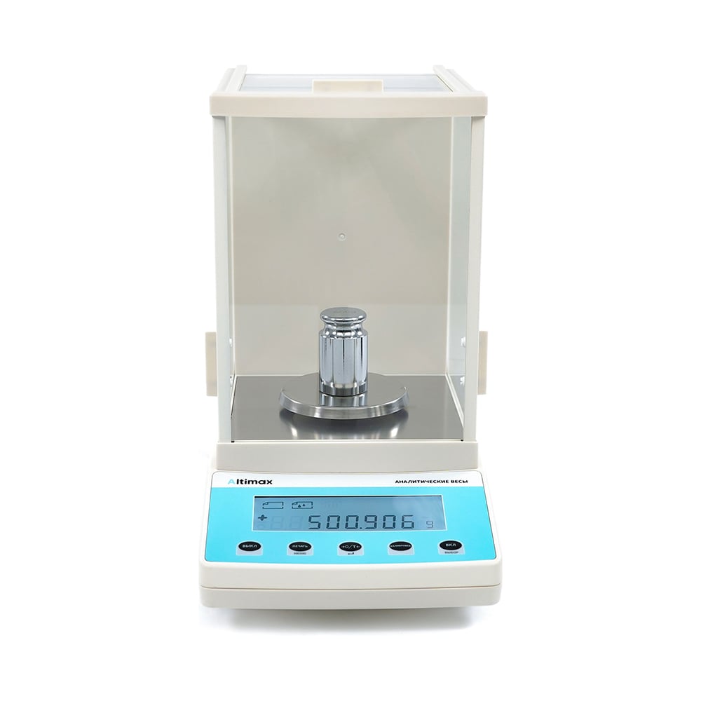 Весы аналитические Altimax BA-5-300 с поверкой, внешняя калибровка, d=1 мг, Max=300 г BA010502