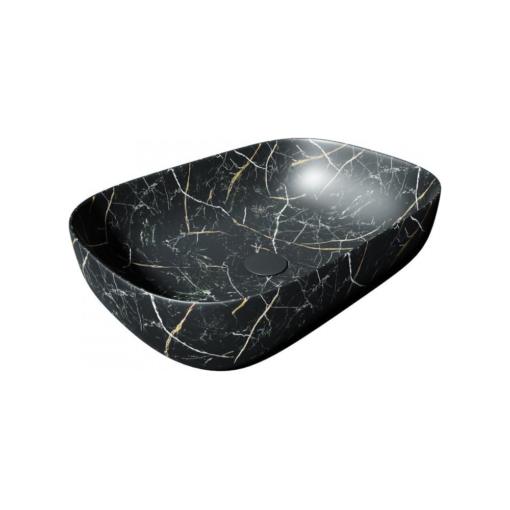 Изображение товара Накладная раковина для ванной Teymi Solli 60 artceramic черный мрамор