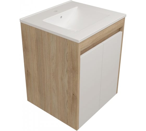Изображение товара Тумба подвесная для ванной Teymi Netta 50 см, корпус дуб, без фасада T60601 ЦБ-00284930