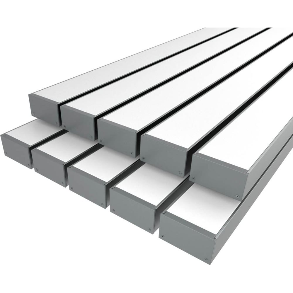 Изображение товара Комплект профиля LEDCRAFT LC-LP2035M34-3x10Silver 10 шт серебро