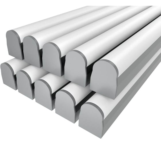 Изображение товара Комплект профиля LEDCRAFT LC-LP2528RM1-2x10Silver 10 шт серебро (2м профиль+2м рассеиватель+2 заглушки+комплект шурупов) 1616240803