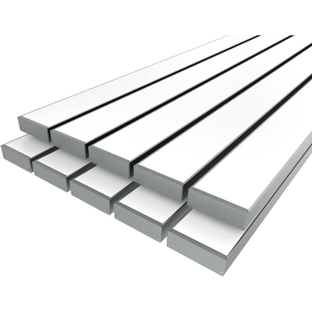 Изображение товара Комплект профиля LEDCRAFT LC-LP2060M55-3x10Silver 3м для LED подсветки