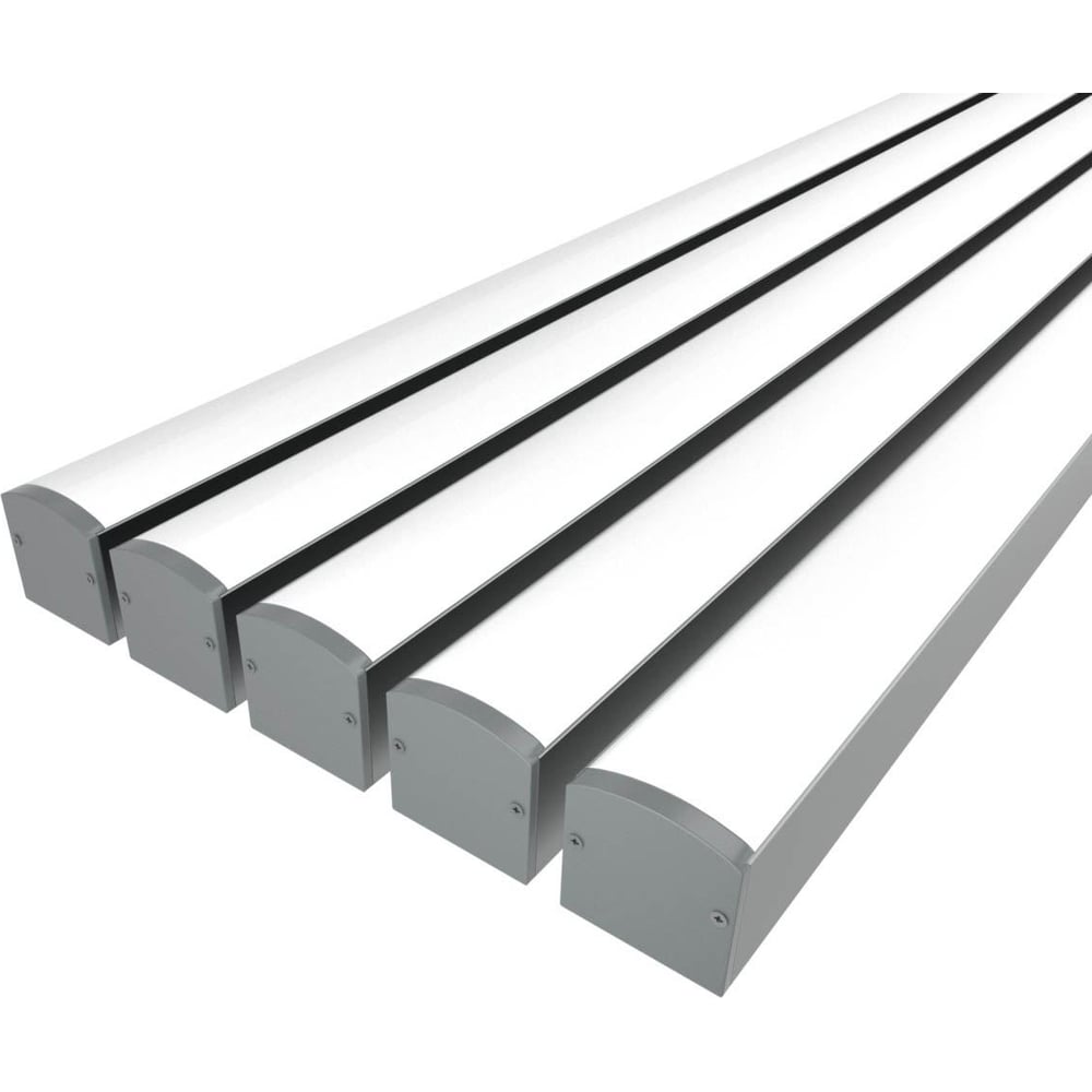 Изображение товара Комплект профиля LEDCRAFT LC-LP2528M28-3x5Silver 3м для контурной подсветки и стен