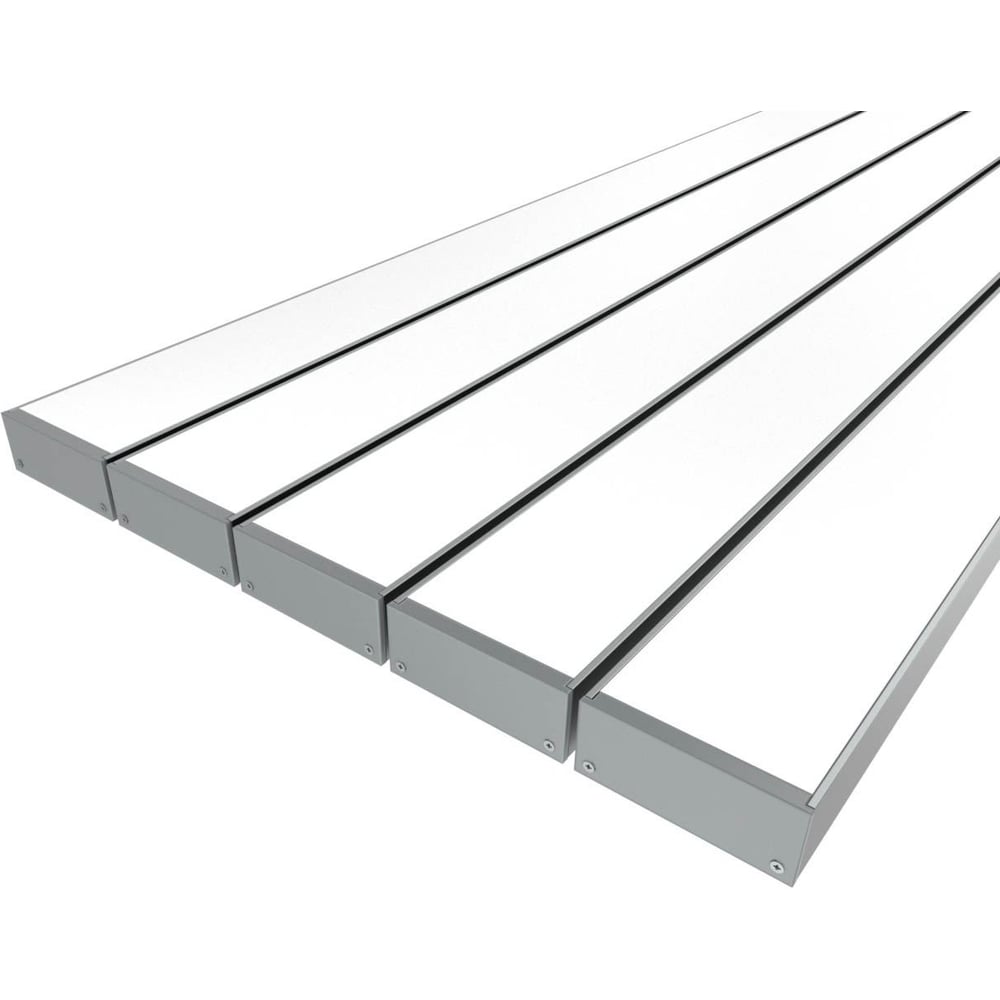Изображение товара Комплект профиля LEDCRAFT LC-LP2050M44-2x5Silver для светодиодной подсветки 2 м