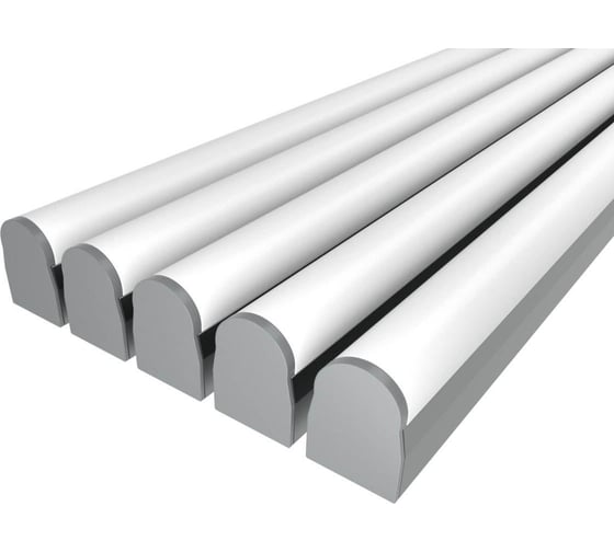 Изображение товара Комплект профиля LEDCRAFT LC-LP2528RM1-3x5Silver 5 шт серебро (3м профиль+3м рассеиватель+2 заглушки+комплект шурупов) 1616340645