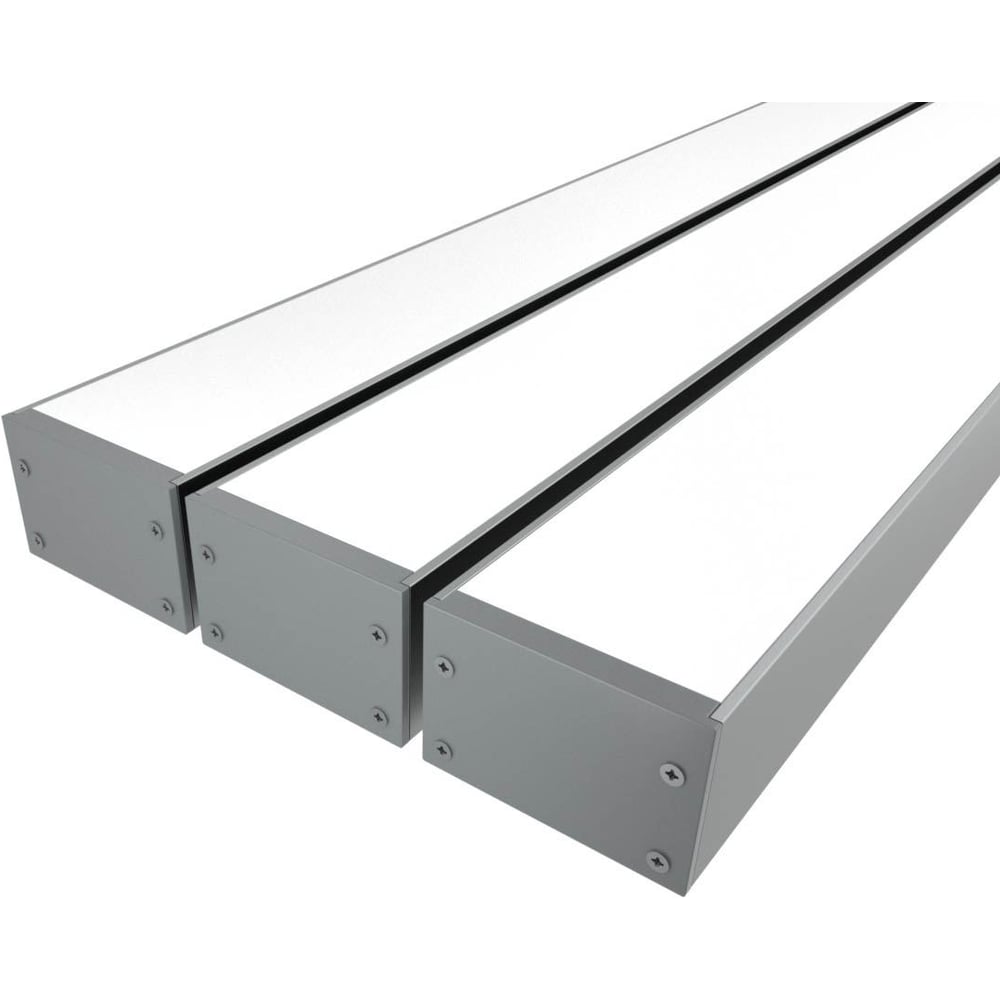Изображение товара Комплект профиля LEDCRAFT LC-LP2030M30-2x3Silver для контурной и подсветки пола и стен
