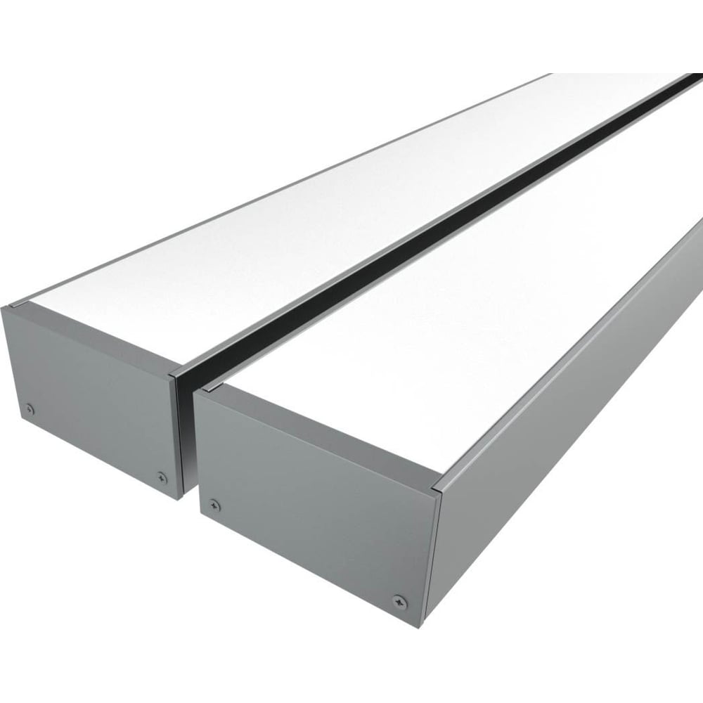 Изображение товара Комплект профиля LEDCRAFT LC-LP2035M34-3x2Silver 3м гальваника подсветки