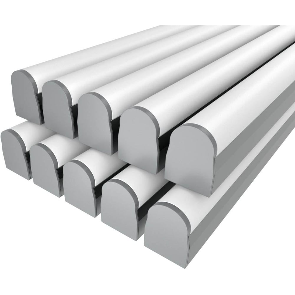 Изображение товара Комплект профиля LEDCRAFT LC-LP2528RM1-3x10Silver 3м для подсветки потолков стен пола