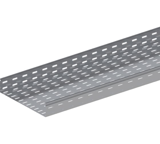 Изображение товара Прямой замковый перфорированный лоток ОАО «СОЭМИ» ЛМс-ПЗ 300х100-1,5ц УТ1,5 L=2000 мм Н0121131645