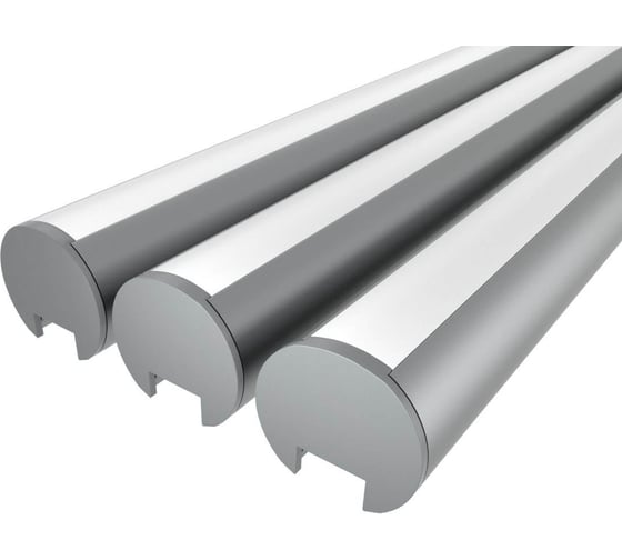 Изображение товара Комплект профиля LEDCRAFT LC-LKS2328M16-2x3Silver 3 шт серебро (2м профиль+2м рассеиватель+2 заглушки+2 крепежа) 1616240196