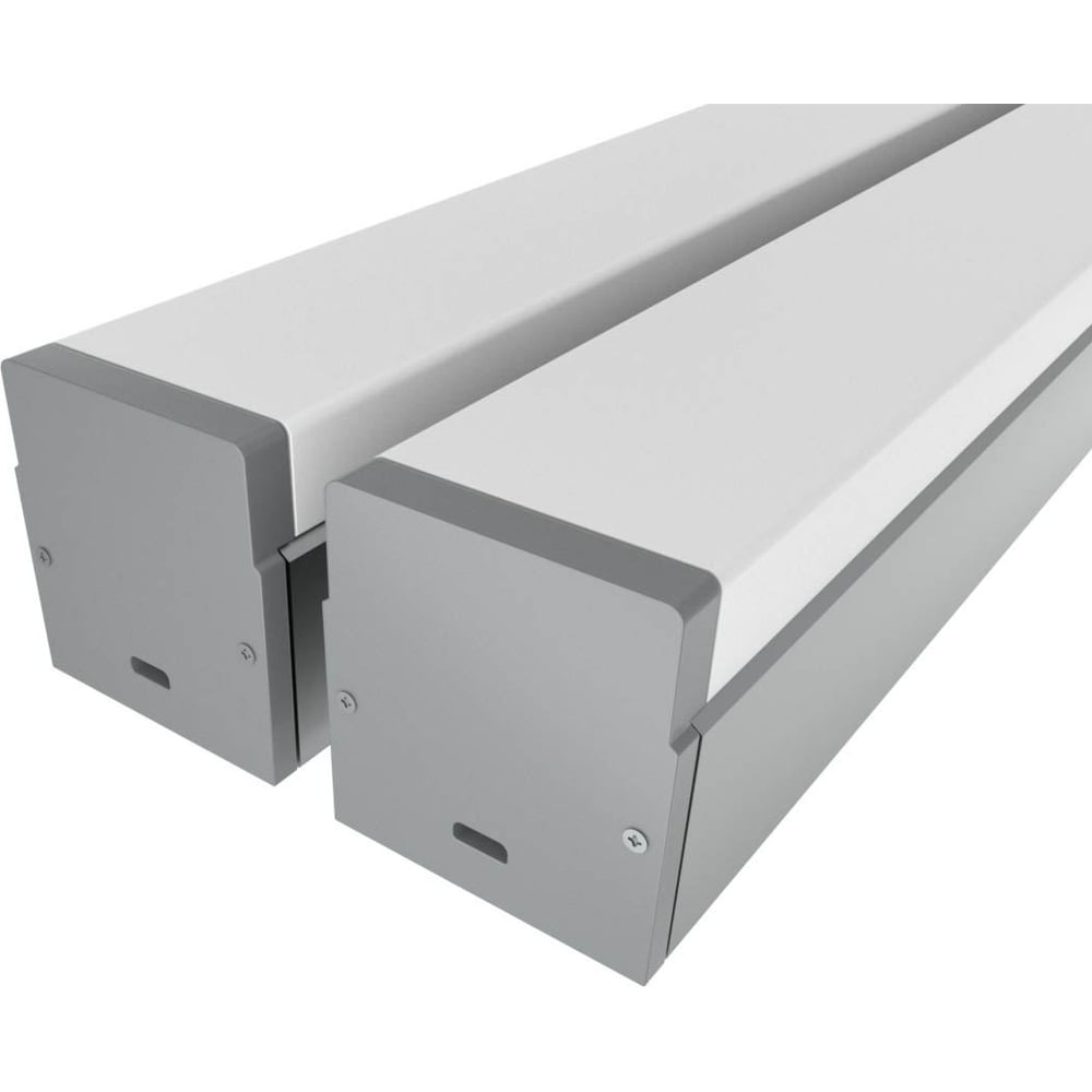 Изображение товара Комплект профиля LEDCRAFT LC-LP2534M36-1x2 серебро 1м для подсветки стен и карнизов