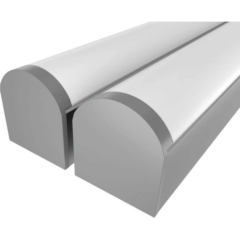 Изображение товара Комплект профиля LEDCRAFT LC-LP2534M36R-3x2Silver 3м для подсветки стен и карнизов