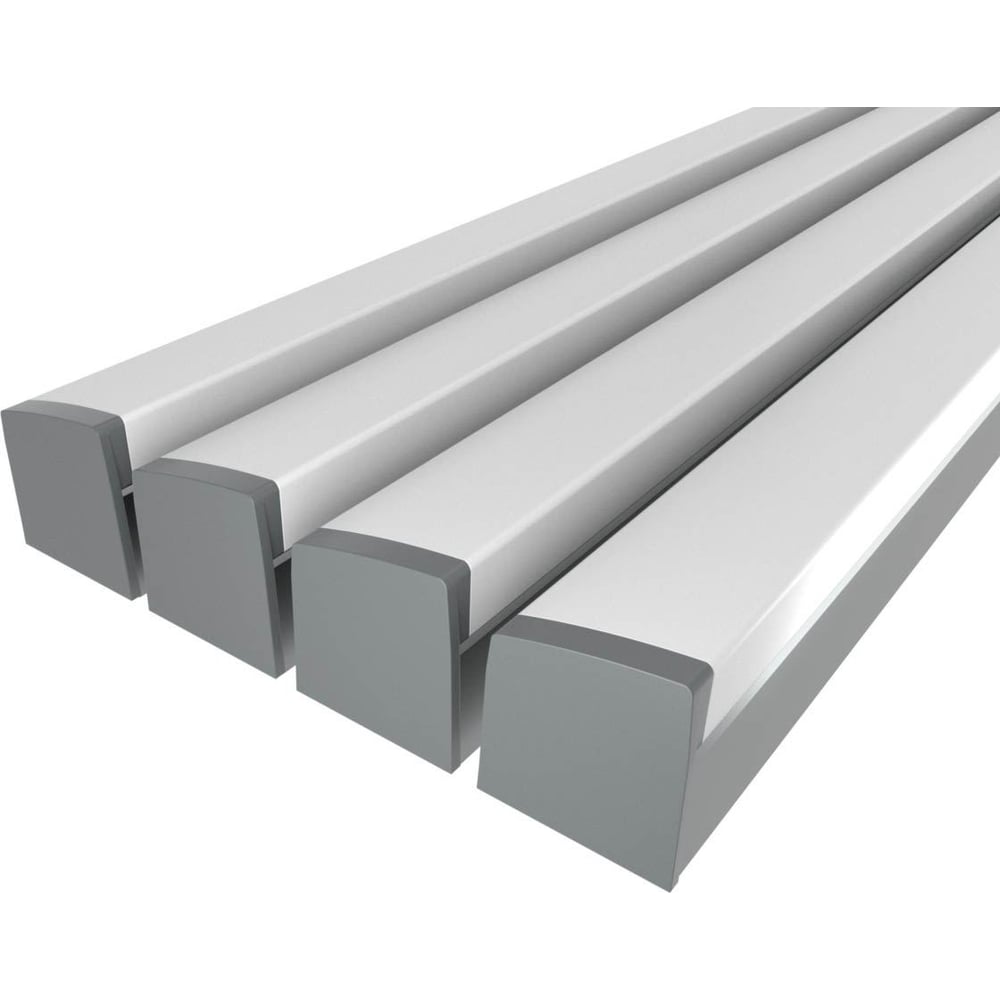 Изображение товара Комплект профиля LEDCRAFT для подсветки 1м алюминий + поликарбонат белый IP20