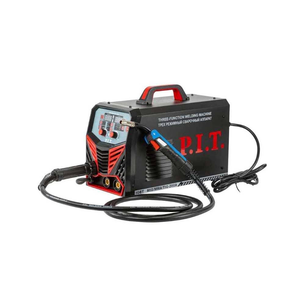 Изображение товара Сварочный полуавтомат P.I.T. PMIG165-С2 165А 4.8кВт MIG MMA CAL
