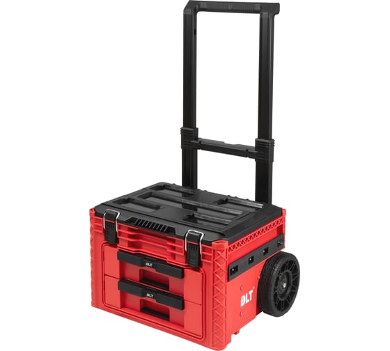 Изображение товара Кейс-тележка №1 DLT с выдвижными отсеками 2+1 для системы хранения инструментов, серия RED PRO 4060