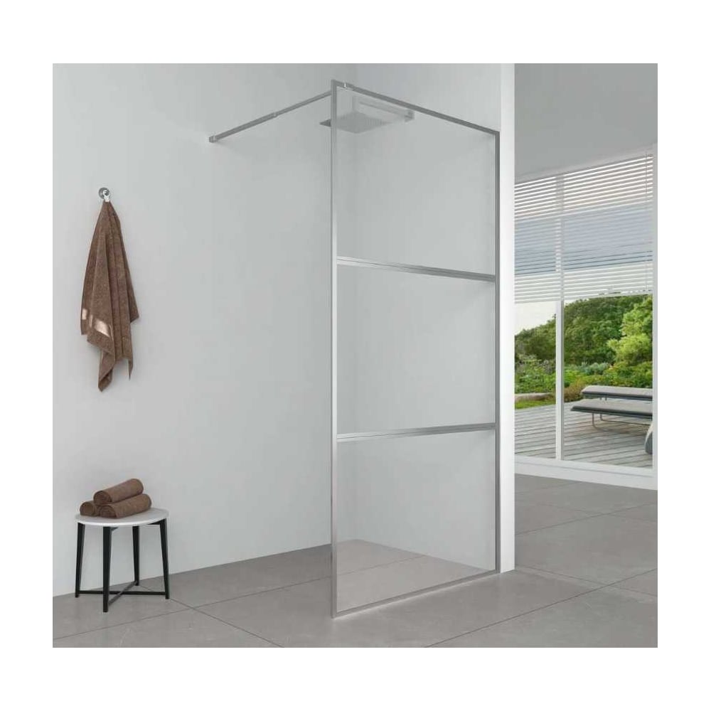 Изображение товара Душевая перегородка Aquanet SW-1000CT 100х200см стекло 6 мм, хром