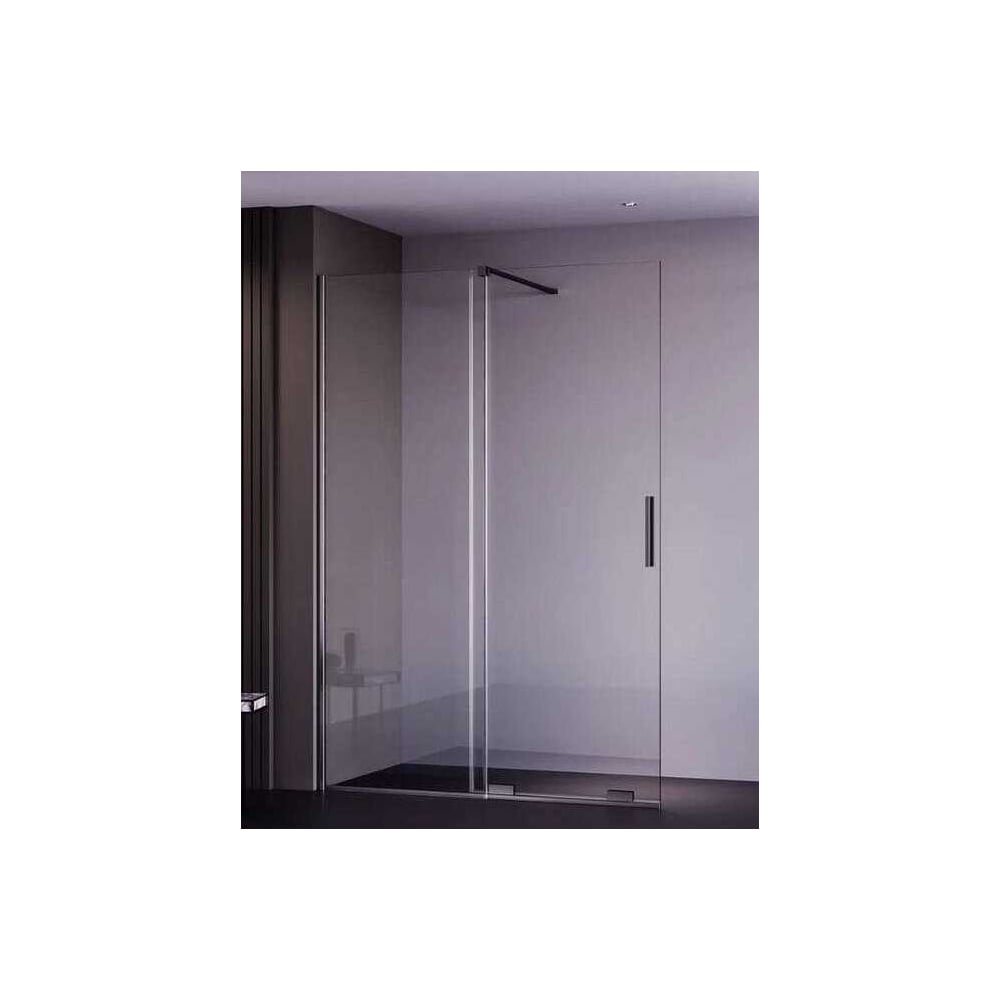 Изображение товара Душевая перегородка Aquanet SW-900GRT 90x200 см стекло 6 мм графит