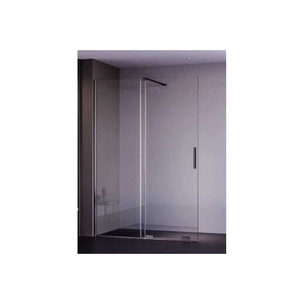 Изображение товара Душевая перегородка Aquanet SW-1200GRT 120х200см стекло 6 мм графит профиль