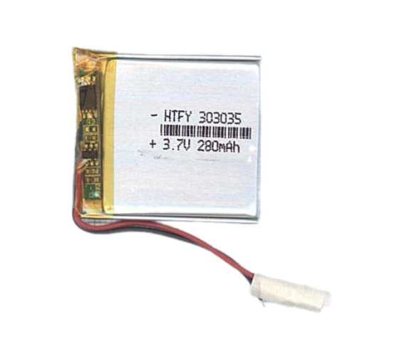 Изображение товара Аккумулятор Li-Pol (батарея) Amperin 3*30*35мм 2pin 3.7V/280mAh 17299