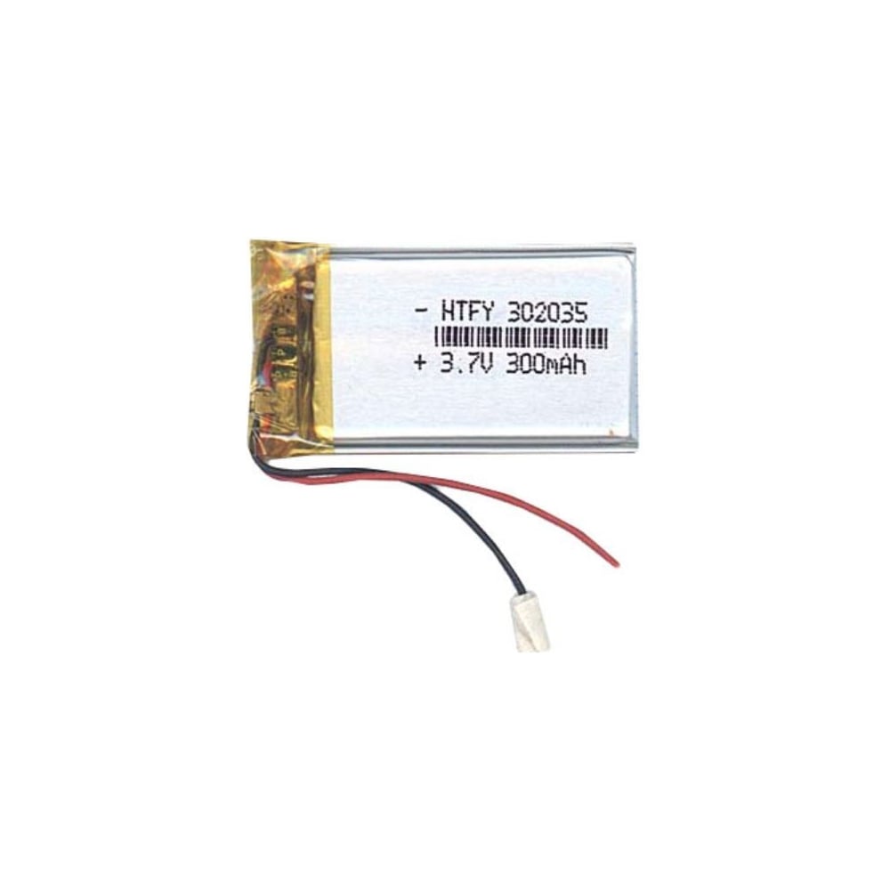 Изображение товара Аккумулятор Li-Pol Amperin 3.7V 300mAh 35x20x3мм 2pin