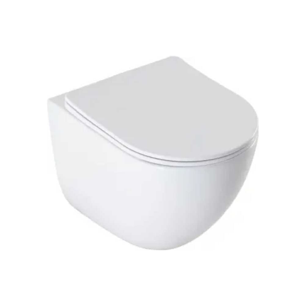 Изображение товара Унитаз подвесной Aquanet EcoVortex Tornado с сиденьем Soft Close-SLIMSEAT