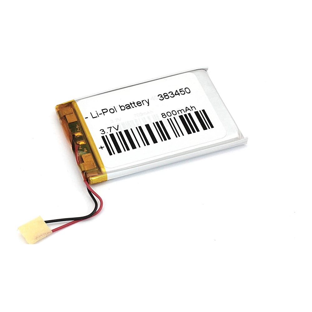 Изображение товара Аккумулятор Li-Pol Amperin 3.8*34*50мм 2pin 800mAh 79616