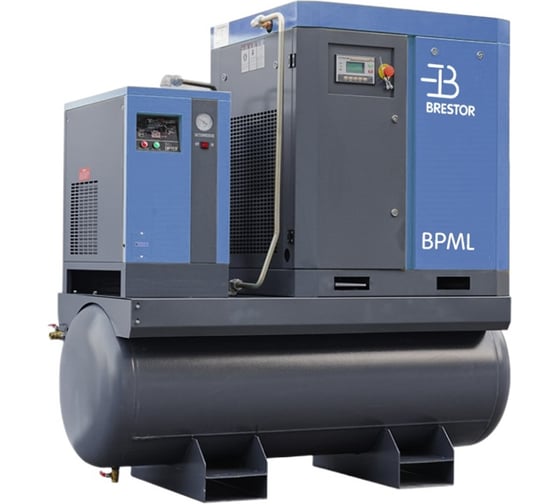 Изображение товара Компрессор винтовой Brestor BPML-22A (1,84м3/мин при 16бар; маслозаполненный) BPML22A