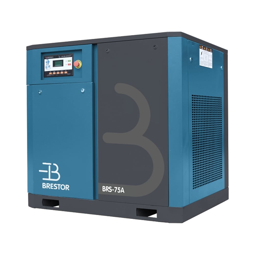 Изображение товара Компрессор винтовой Brestor BRS-75A 11,2м3/мин 75 кВт профессиональный маслозаполненный