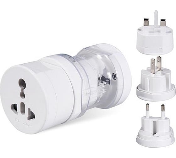 Изображение товара Сетевой универсальный переходник Amperin RL-008 Англия-Америка-Европа (3x1) 63478