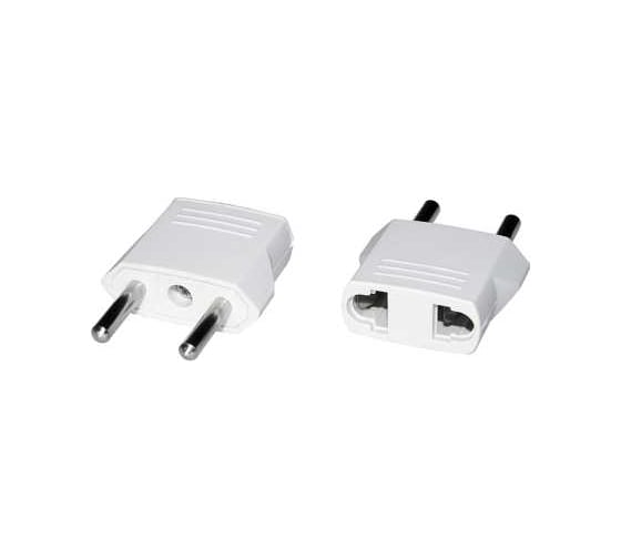 Изображение товара Сетевой переходник Amperin ЕВРО-1 White 63480