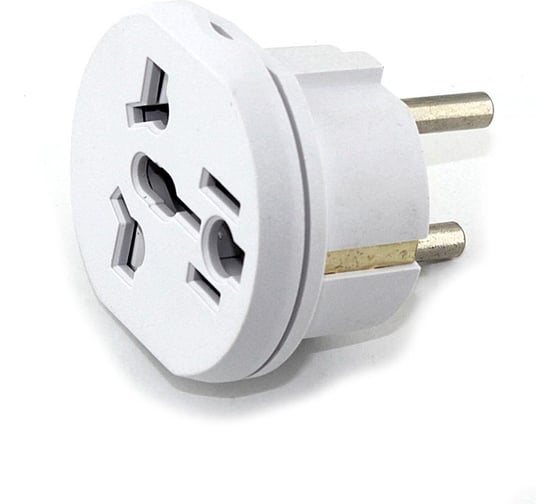 Изображение товара Сетевой универсальный переходник Amperin белый 78884