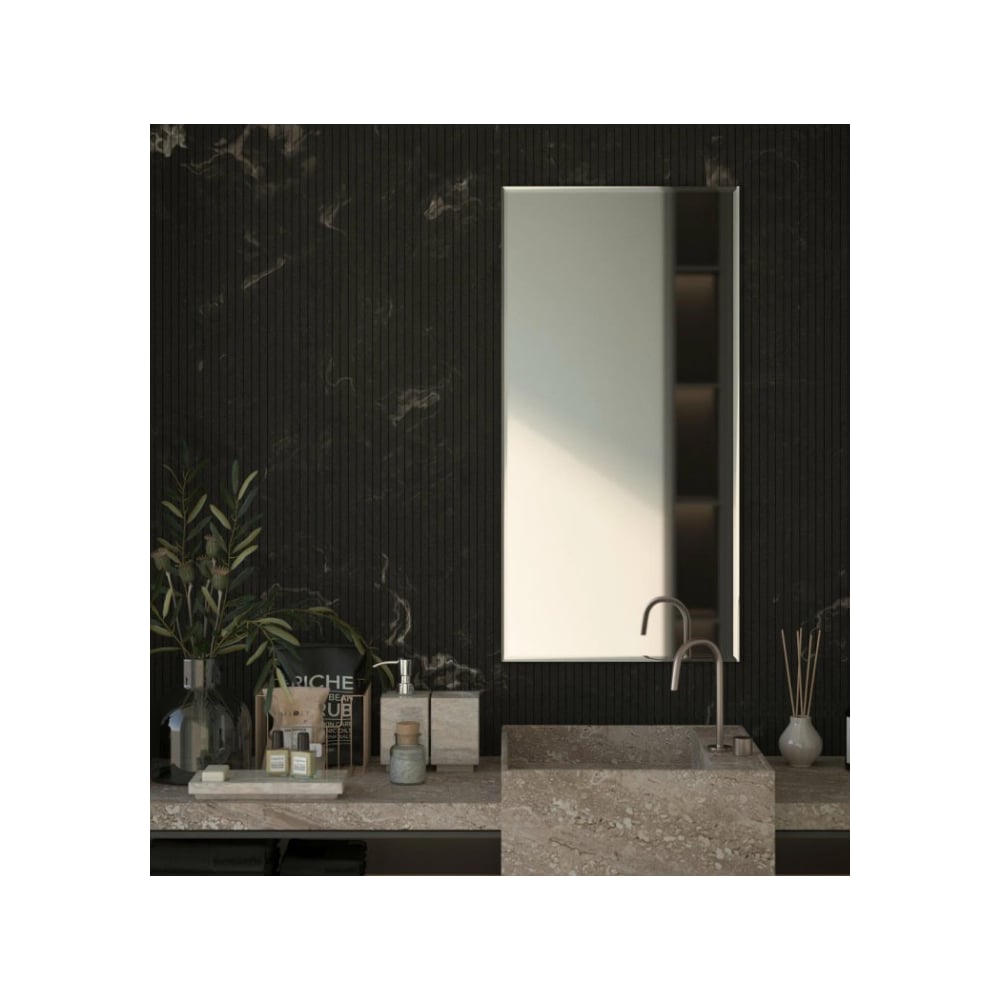 Изображение товара Зеркало настенное Bauform FACET 15 EVOFORM 60х120 см современное зеркало без рамы