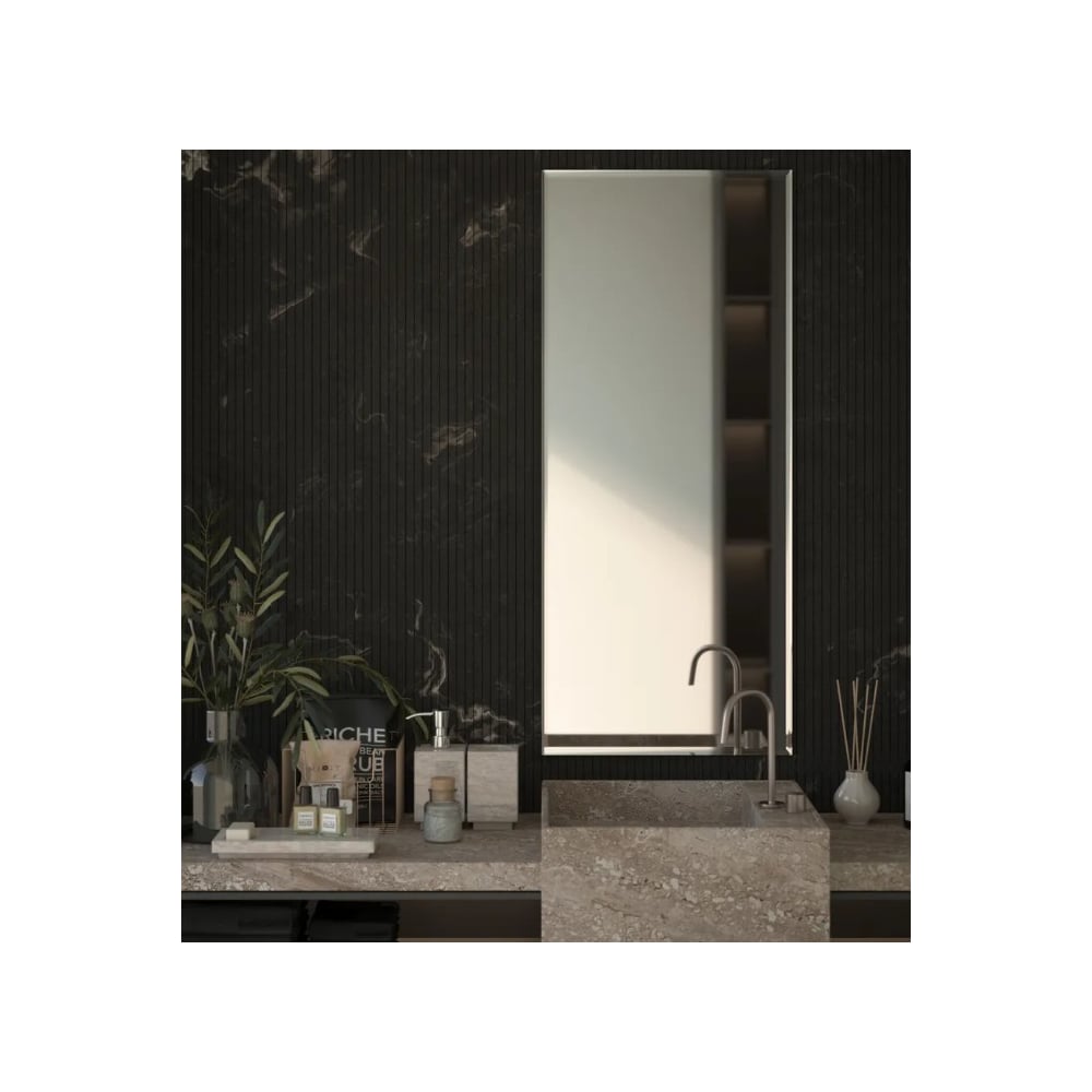 Изображение товара Зеркало настенное Bauform FACET 15 EVOFORM 60х140 см современное с креплением в комплекте