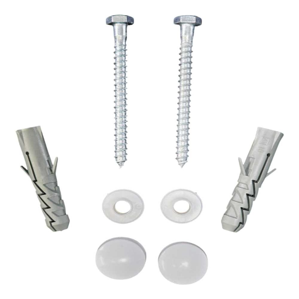 Изображение товара Крепеж для унитаза к полу белый монтажный набор 10 шт