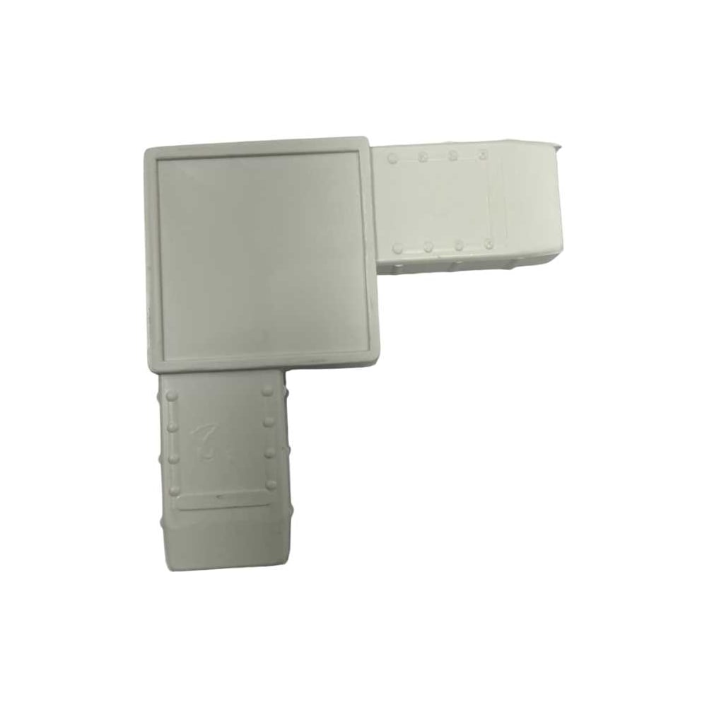 Изображение товара Соединительный уголок МЕТИЗИК АГАТ АВС Цельнолит белый Метизик 4113.07