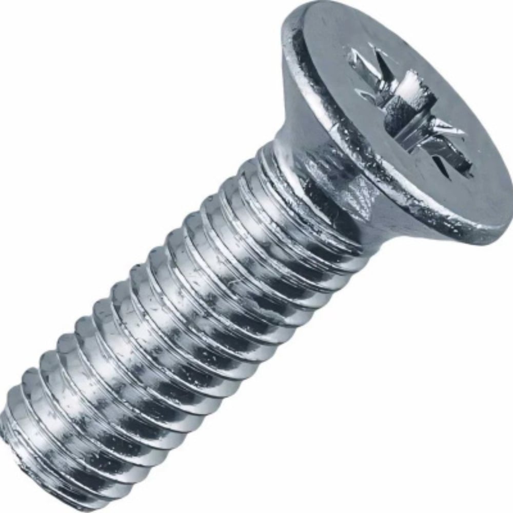 Изображение товара Винты с потайной головкой М4 55 мм DIN 965 цинк 200 шт Иж-Тандем