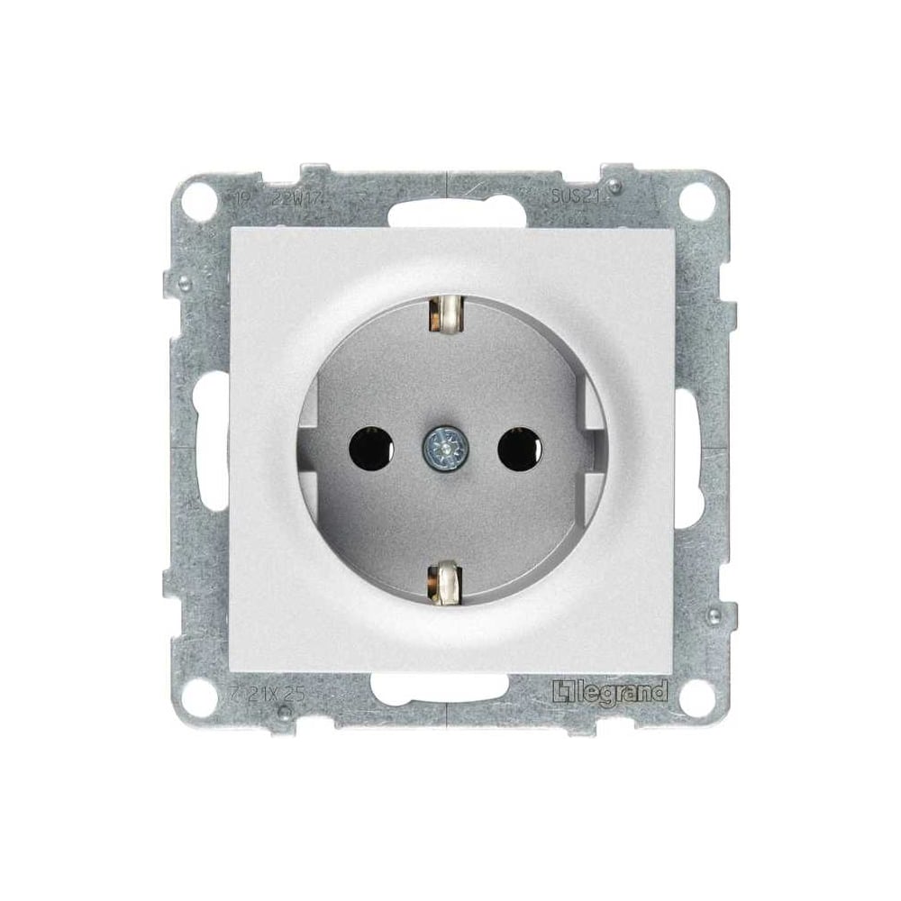 Изображение товара Силовая розетка Legrand SUNO 2К+З 16А 250В алюминий винтовые зажимы