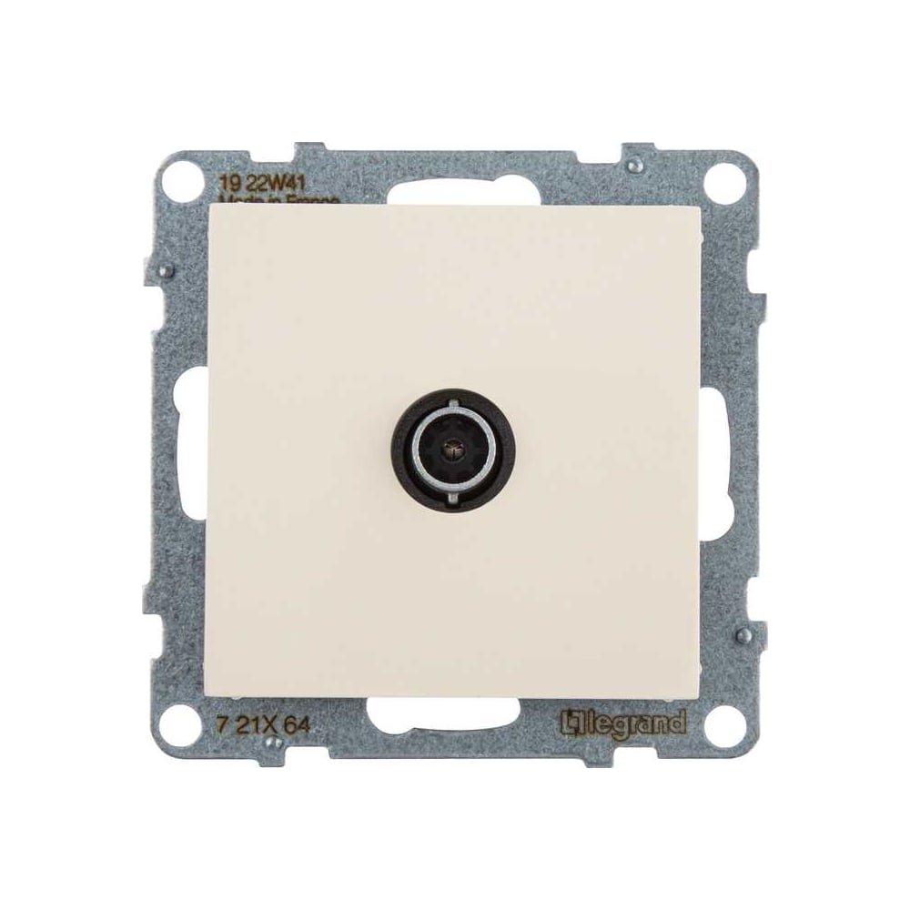 Изображение товара Розетка ТВ Legrand SUNO слоновая кость встроенная механическая IP20