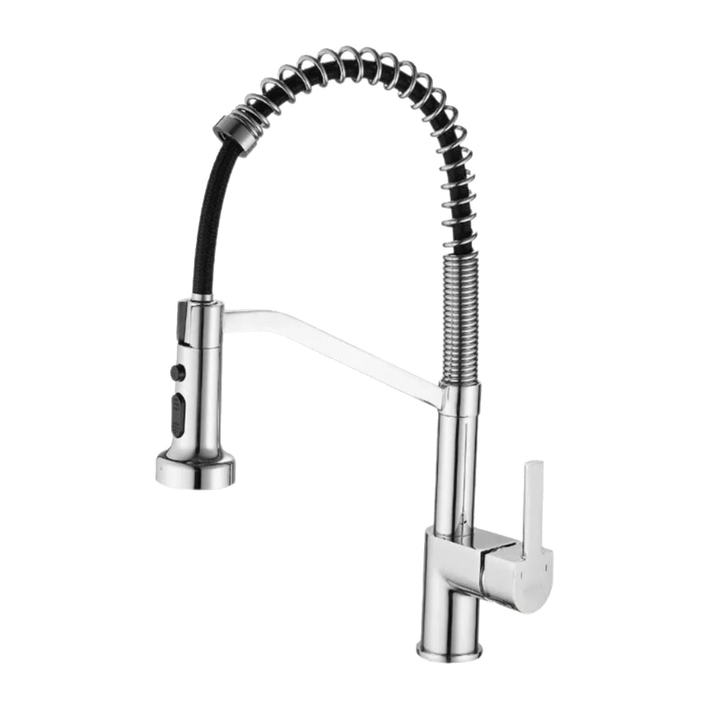 Изображение товара Смеситель кухонный Valfex Saiph с гибким изливом и аэратором хром