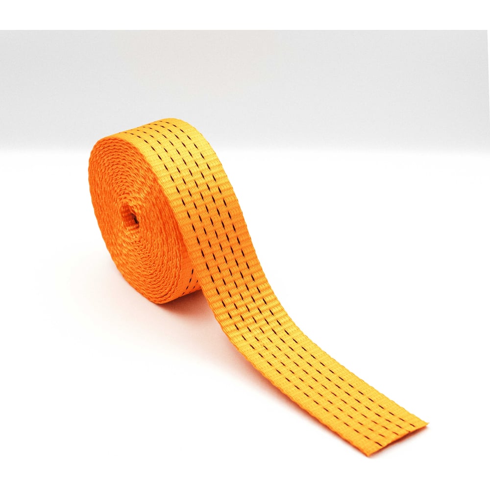 Изображение товара Лента полиэстеровая ЖЕЛДОРУСЛУГИ 50 мм 10 м оранжевая 055010-О