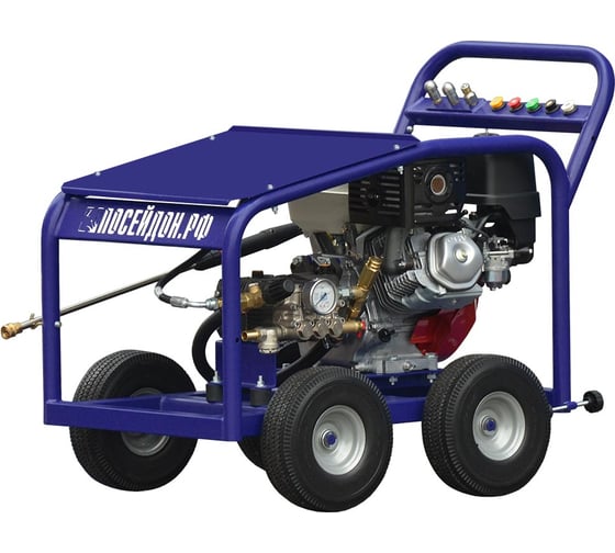 Изображение товара Гидродинамическая мойка Посейдон 350 бар, 15 л/мин, бензин, насос B15-350-15-ITL-ES-4W-Gun