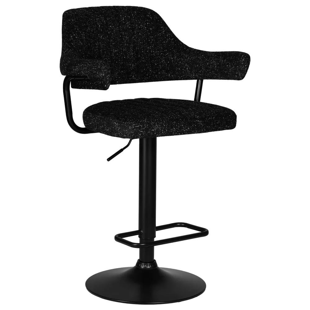 Изображение товара Барный стул DOBRIN CHARLY BLACK с высотой сиденья 1200 мм