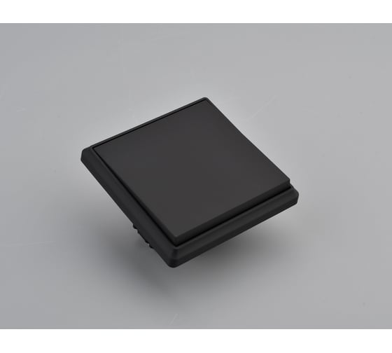 Изображение товара 1-клавишный выключатель ALTECH ENCORE 1SB скрытого монтажа черный в сборе 07440